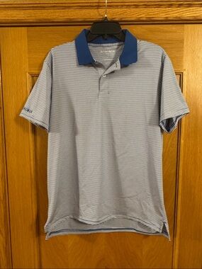 Bonobos Men’s Performance Golf Striped Polo Shirt Size Small Standard Fit